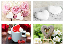 Laden Sie das Bild in den Galerie-Viewer, Edition Seidel Set 20 Postkarten mit Herz Motiven - Postkarten zur Hochzeit - Geschenkidee - Hochzeitsspiel - Postkarten Liebe - Valentinstag - Geburtstag - Danke (20055)