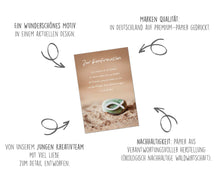 Laden Sie das Bild in den Galerie-Viewer, Edition Seidel Premium Glückwunschkarte zur Konfirmation mit Umschlag. Konfirmationskarte Karte mit Spruch Grusskarte Steine Fisch Junge Mädchen (KF308 SW024) (24493)