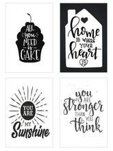 Laden Sie das Bild in den Galerie-Viewer, Edition Seidel Set 30 Postkarten Leben & Momente mit Sprüchen (20829)