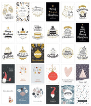 Laden Sie das Bild in den Galerie-Viewer, Edition Seidel Set 30 Weihnachtspostkarten Weihnachten Karten Postkarten Weihnachtskarten (21112)