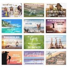 Laden Sie das Bild in den Galerie-Viewer, Edition Seidel Set 12 Postkarten mit Sprüchen. Karten mit Spruch Postcrossing Geburtstagskarten. Geschenkidee Dekoidee. Liebe Freundschaft Leben Motivation lustig (20014)