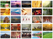 Laden Sie das Bild in den Galerie-Viewer, Edition Seidel Set 25 Postkarten asiatische Weisheiten Karten mit Sprüchen Liebe Freundschaft Motivation Ziele Buddha (23007)