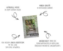Laden Sie das Bild in den Galerie-Viewer, Edition Seidel Set 20 Premium Trauerkarten / Beileidskarten mit Umschlag. Trauerkarte Beileidskarte mit Spruch schreiben (Doppelkarten/Klappkarten mit Briefumschlag) (21253) (SW02)