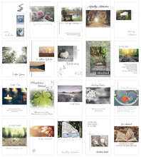 Laden Sie das Bild in den Galerie-Viewer, Edition Seidel Set 20 Premium Trauerkarten / Beileidskarten mit Umschlag. Trauerkarte Beileidskarte mit Spruch schreiben (Doppelkarten/Klappkarten mit Briefumschlag) (21253) (SW02)