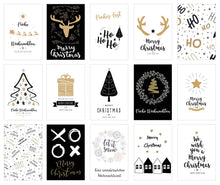 Laden Sie das Bild in den Galerie-Viewer, Edition Seidel Set 30 Weihnachtspostkarten (2x15) Weihnachten Karten Postkarten Weihnachtskarten (20665)