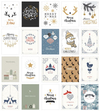 Laden Sie das Bild in den Galerie-Viewer, Edition Seidel Set 20 Premium Designer Weihnachtskarten mit Briefumschlag - Karten Weihnachten Postkarten (21787)