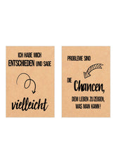 Laden Sie das Bild in den Galerie-Viewer, Edition Seidel Set 18 Postkarten Leben & Momente mit schönen Sprüchen gedruckt auf hochwertigem Kraftpapier (20836)