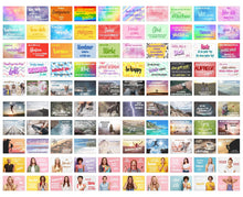 Laden Sie das Bild in den Galerie-Viewer, Edition Seidel Set 100 Postkarten Leben & Momente mit Sprüchen Karten mit Spruch Geschenk Geschenkidee Geburtstagskarten Geburtstag Liebe Freundschaft Leben Motivation lustig Postcrossing (SW02) (21227)