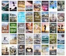 Laden Sie das Bild in den Galerie-Viewer, Edition Seidel Set 40 Postkarten Leben & Momente mit Sprüchen Karten mit Spruch. Postcrossing Geburtstagskarten. Geschenkidee Dekoidee. Liebe Freundschaft Leben Motivation lustig (SW02) (21228)