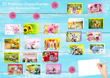 Laden Sie das Bild in den Galerie-Viewer, Edition Seidel Set exklusive Premium Geburtstagskarten mit Umschlag. Glückwunschkarte Grusskarte zum Geburtstag. Geburtstagskarte Mann Frau Karten Billet Happy Birthday Sprüche