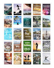 Laden Sie das Bild in den Galerie-Viewer, Edition Seidel Set 50 Postkarten Leben & Momente mit Sprüchen - Karten mit Spruch - Geschenk - Geschenkidee - Sortiment - Dekoidee - Text - Liebe, Freundschaft, Leben, Motivation (20246)