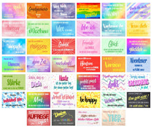 Laden Sie das Bild in den Galerie-Viewer, Edition Seidel Set 40 Postkarten Leben & Momente mit Sprüchen. Karten mit Spruch Postcrossing Geburtstagskarten. Geschenkidee Dekoidee. Liebe Freundschaft Leben Motivation lustig (SW02) (21231)