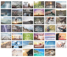 Laden Sie das Bild in den Galerie-Viewer, Edition Seidel Set 40 Postkarten Leben & Momente mit Sprüchen. Karten mit Spruch Geburtstagskarten Postkarte. Geschenkidee Dekoidee. Liebe Freundschaft Leben Motivation Bilder lustig (SW02) (21232)