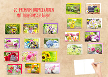 Laden Sie das Bild in den Galerie-Viewer, Edition Seidel Set 20 exklusive Premium Geburtstagskarten mit Umschlag. Glückwunschkarte Grusskarte zum Geburtstag. Geburtstagskarte Mann Frau Karten Billet Happy Birthday (SW02)