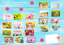 Laden Sie das Bild in den Galerie-Viewer, Edition Seidel Set exklusive Premium Geburtstagskarten mit Briefumschlag. Glückwunschkarte Grusskarte Geburtstag Geburtstagskarte Mann Frau Karten Happy Birthday Billet Sprüche