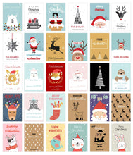 Laden Sie das Bild in den Galerie-Viewer, Edition Seidel Set 30 Weihnachtspostkarten Weihnachten Karten Postkarten Weihnachtskarten (20669)