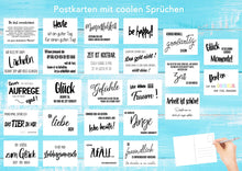 Laden Sie das Bild in den Galerie-Viewer, Edition Seidel Set Postkarten Leben & Momente mit mit Sprüchen. Karten mit Spruch. Geburtstagskarten Postkarte. Geschenk Dekoidee. Liebe Freundschaft Leben Motivation Bild Bilder lustig