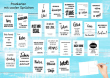 Laden Sie das Bild in den Galerie-Viewer, Edition Seidel Set Postkarten Leben & Momente mit mit Sprüchen. Karten mit Spruch. Geburtstagskarten Postkarte. Geschenk Dekoidee. Liebe Freundschaft Leben Motivation Bild Bilder lustig