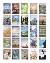 Laden Sie das Bild in den Galerie-Viewer, Edition Seidel Set 25 Postkarten Leben & Momente mit mit Sprüchen. Karten mit Spruch. Geburtstagskarten Postcrossing. Geschenk Dekoidee. Liebe Freundschaft Leben Motivation Glück Erfolg
