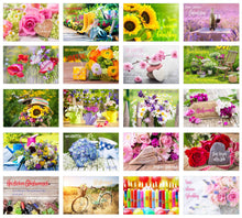 Laden Sie das Bild in den Galerie-Viewer, Edition Seidel Set 20 exklusive Premium Geburtstagskarten mit Umschlag. Glückwunschkarte Grusskarte zum Geburtstag. Geburtstagskarte Postkarte Mann Frau (20226)