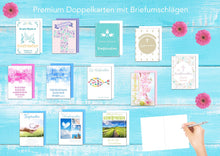 Laden Sie das Bild in den Galerie-Viewer, Edition Seidel Set 24 Premium Konfirmationskarten mit Umschlag (2 x 12 Karten) (20506)