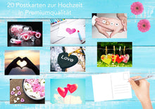 Laden Sie das Bild in den Galerie-Viewer, Edition Seidel Set 52 Premium Postkarten zur Hochzeit Hochzeitsspiel: eine Postkarte jede Woche Hochzeitsgeschenk Liebe Herzen Dekoidee Valentinstag Gästebuch Geburtstag Danke