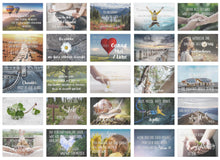 Laden Sie das Bild in den Galerie-Viewer, Edition Seidel Set 25 Postkarten Leben & Momente mit Sprüchen. Karten mit Spruch Geburtstagskarten Postkarte Karte. Geschenk Dekoidee. Liebe Freundschaft Leben Motivation lustig (SW03) (21500)
