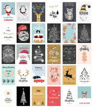 Laden Sie das Bild in den Galerie-Viewer, Edition Seidel Set 30 Weihnachtspostkarten Weihnachten Karten Postkarten Weihnachtskarten Vintage (20806)