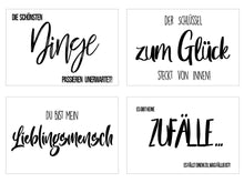 Laden Sie das Bild in den Galerie-Viewer, Edition Seidel Set 25 Postkarten Leben & Momente mit Sprüchen. Karten mit Spruch. Geburtstagskarten Postkarte. Geschenk Dekoidee. Liebe Freundschaft Leben Motivation lustig (20553)