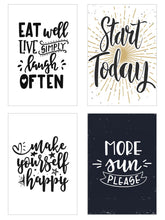 Laden Sie das Bild in den Galerie-Viewer, Edition Seidel Set 30 Postkarten Leben & Momente mit Sprüchen (20829)