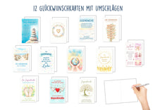 Laden Sie das Bild in den Galerie-Viewer, Edition Seidel Set 12 Karten zur Jugendweihe mit Umschlägen (33000)
