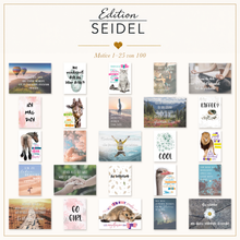 Laden Sie das Bild in den Galerie-Viewer, Edition Seidel Set 100 Postkarten mit Sprüchen. Spruchkarten Motivation Tiere lustig Leben Liebe Freundschaft Geschenk Deko Postcrossing 100 verschiedene Motive (36706)
