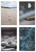 Load image into Gallery viewer, Edition Seidel Set 12 einfühlsame Trauerkarten/Beileidskarten mit Umschlag. Trauerkarte Beileidskarte mit Spruch schreiben (Doppelkarten/Klappkarten mit Briefumschlag (29576)
