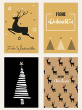 Laden Sie das Bild in den Galerie-Viewer, Edition Seidel Set 30 Weihnachtspostkarten Weihnachten Karten Postkarten Weihnachtskarten (20670)
