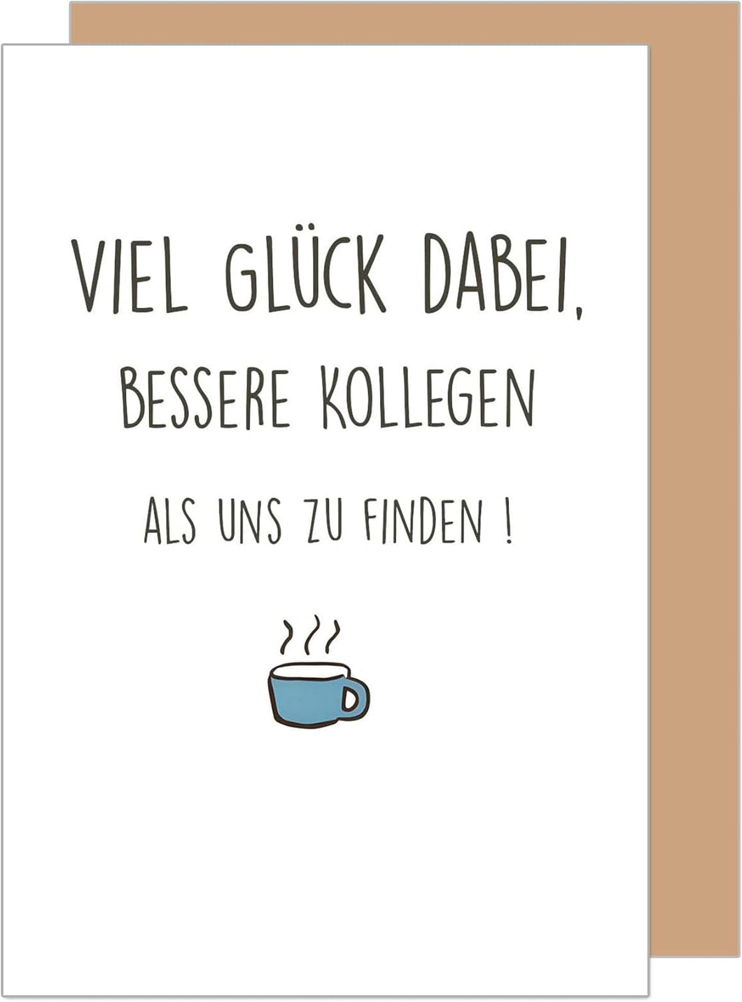 Edition Seidel Premium Glückwunschkarte zum Abschied mit Umschlag. Abschiedskarte mit Spruch Grußkarte Karte Billet Ruhestand Jobwechsel Mann Frau Kollege Kollegin Freunde (AS140 SW024)