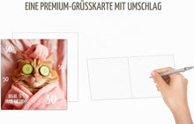 Laden Sie das Bild in den Galerie-Viewer, Edition Seidel Premium Glückwunschkarte zum 30. Geburtstag mit Umschlag. Geburtstagskarte Grußkarte Karte mit englischem Spruch Happy Birthday Mann Frau Luftballons Katze (GQ475 SW025)
