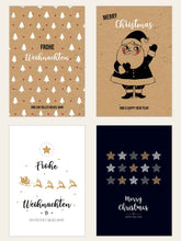 Laden Sie das Bild in den Galerie-Viewer, Edition Seidel Set 30 Weihnachtspostkarten Weihnachten Karten Postkarten Weihnachtskarten (20670)
