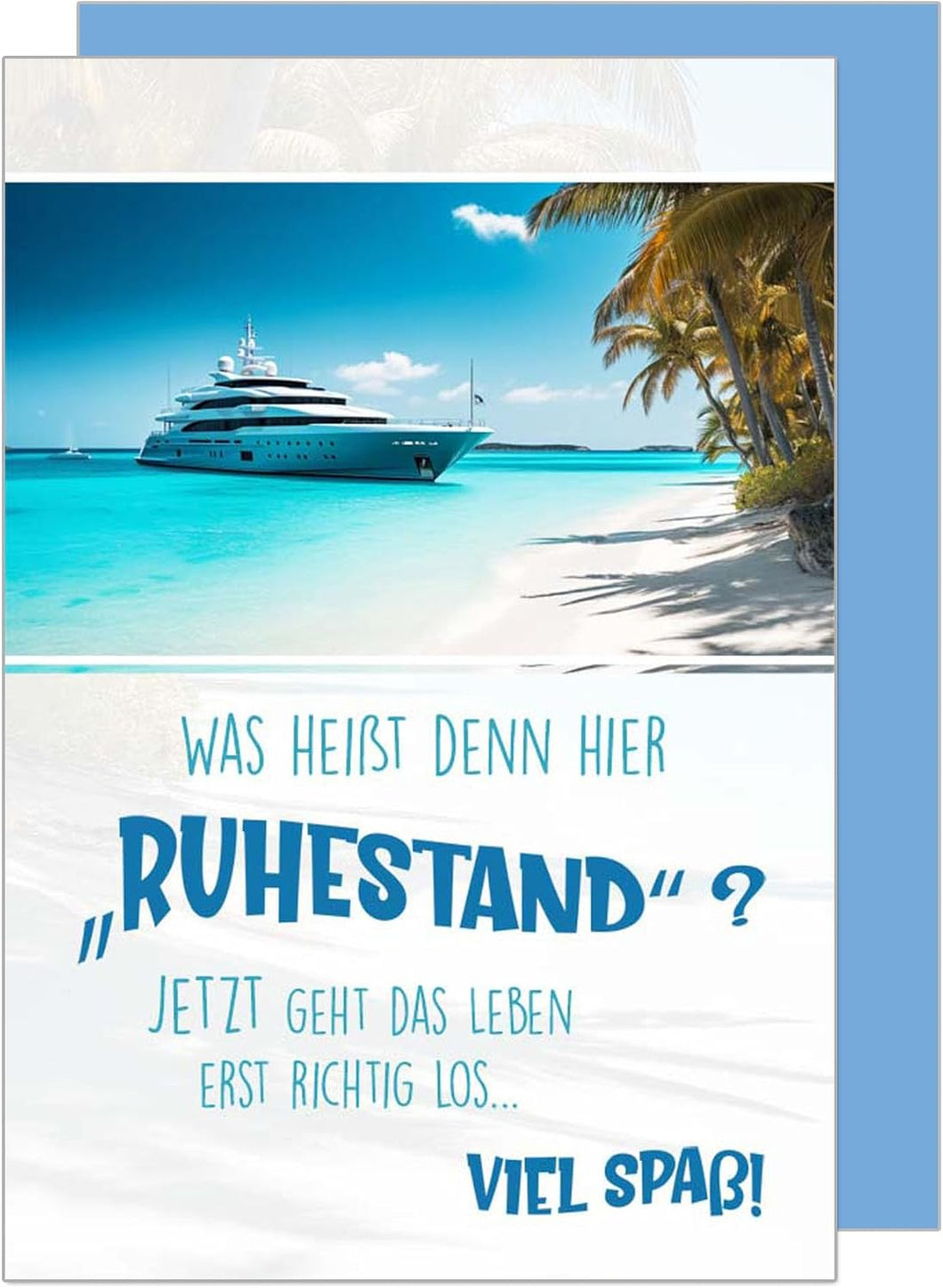 Edition Seidel Premium Glückwunschkarte zum Ruhestand mit Umschlag. Grusskarte Karte mit Spruch Billet Pension Abschied Rente Ruhe Mann Frau (R133 SW024)