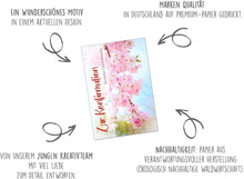Laden Sie das Bild in den Galerie-Viewer, Edition Seidel Premium Glückwunschkarte zur Konfirmation mit Umschlag. Konfirmationskarte Karte Grusskarte rosa Blüten Junge Mädchen Karte (KF274a SW022)
