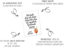 Laden Sie das Bild in den Galerie-Viewer, Edition Seidel Premium Glückwunschkarte zum Geburtstag mit Umschlag. Grußkarte Karte Geburtstagskarte Spruch Happy Birthday Humor für Schwester Geschwister (G3925 SW026)
