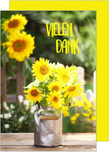 Laden Sie das Bild in den Galerie-Viewer, Edition Seidel exklusive Premium Danke Karte mit Umschlag. Glückwunschkarte Grusskarte Danksagung einzelne eine Karte (D144 SW022)
