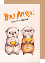 Laden Sie das Bild in den Galerie-Viewer, Edition Seidel Premium Geburtstagskarte mit Umschlag. Glückwunschkarte Grußkarte Karte Geburtstag Happy Birthday Mann Frau Holy Aperoli (G3714 SW025)
