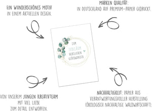 Edition Seidel Premium Glückwunschkarte zum Jubiläum mit Umschlag. Jubiläumskarte Ehrentag Grusskarte Billet Mann Frau Feier Firma (J133 SW024)