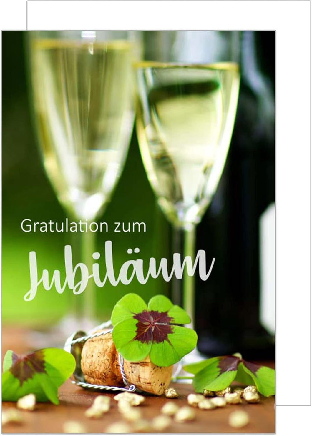 Edition Seidel Premium Glückwunschkarte zum Jubiläum mit Umschlag. Jubiläumskarte Grusskarte Jubiläum Billet Mann Frau (J119 SW022)