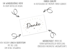 Laden Sie das Bild in den Galerie-Viewer, Edition Seidel Premium Glückwunschkarte mit Umschlag. Dankeskarte Grußkarte Billet Danke Danksagung Dankeschön Mann Frau Freund Freundin Herz (D149 SW025)
