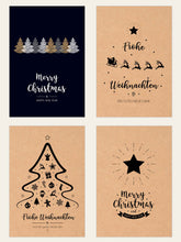 Laden Sie das Bild in den Galerie-Viewer, Edition Seidel Set 30 Weihnachtspostkarten Weihnachten Karten Postkarten Weihnachtskarten (20670)
