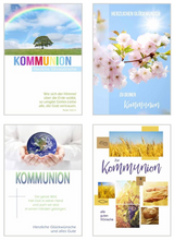 Laden Sie das Bild in den Galerie-Viewer, Edition Seidel Set 20 Kommunionskarten mit Umschlägen (21254)
