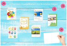 Laden Sie das Bild in den Galerie-Viewer, Edition Seidel Set 12 Premium Karten zur Jugendweihe mit Umschlägen (2 x 6 Karten) (20524)
