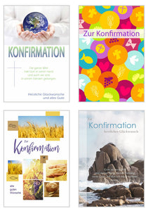 Set 12 Konfirmationskarten mit Umschlag (20030)