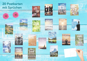 Set 20 Postkarten mit Sprüchen (20056)